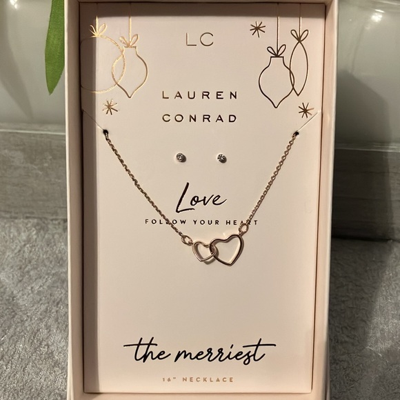 Lauren Conrad necklace/earrings set - Picture 3 of 6